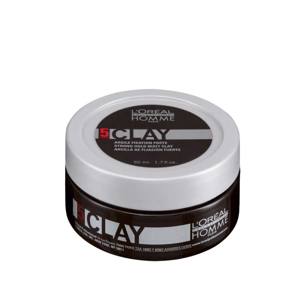 L'Oréal Homme styling Clay 50ml - strong hold matte wax